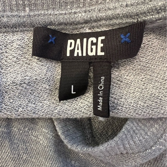 Paige Gray V Neck Sleeveless Tank Dress with side Slits Size Large - Picture 5 of 10